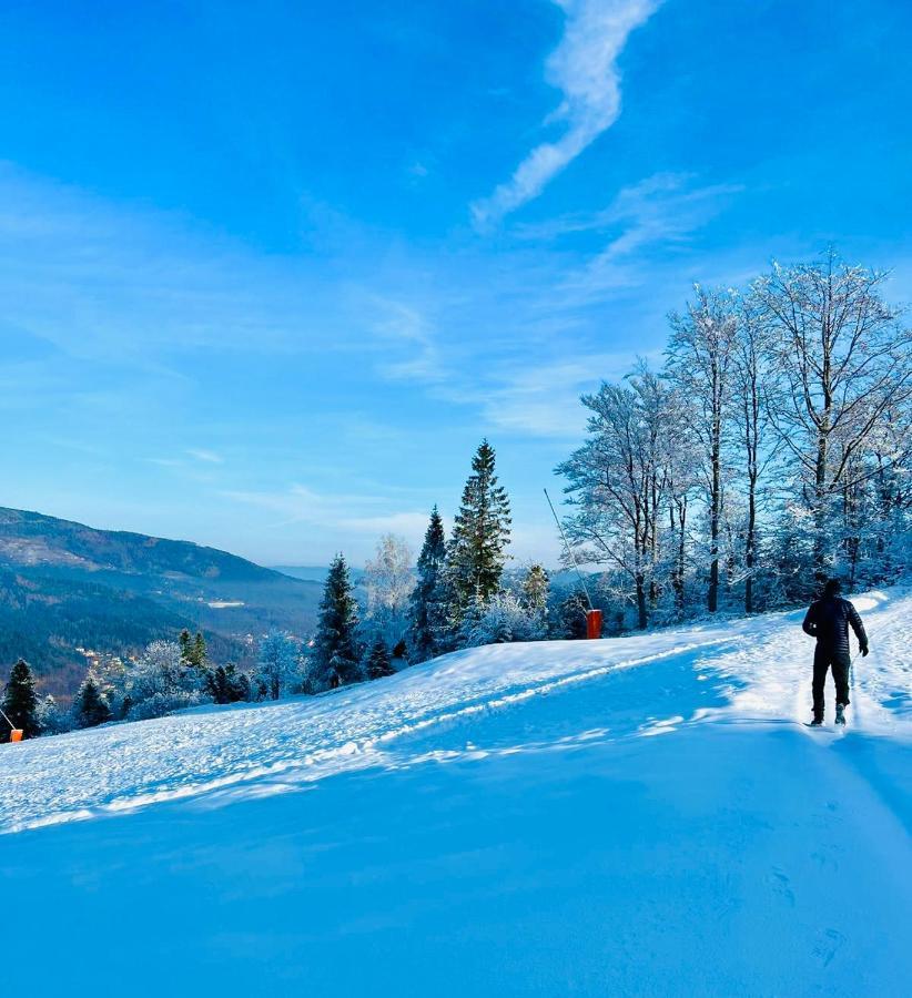 Szczyrkowskie SKI&FUN 18 - z widokiem na góry Zewnętrze zdjęcie